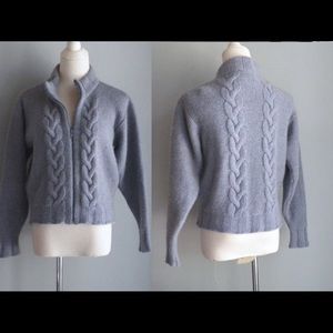 CLEARANCE On Trend Bomber 100% Cashmere Scotland